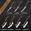 Set de Cuchillos de Carnicero HOSHANHO, Set de Cuchillos de Cocina Afilados y Bolsa de Rollo, Regalo para Hombres | Set de 8 Cuchillos de Carnicero y Chef Forjados a Mano con Cuchillo para Carne, Cuchillo para Huesos y Cuchillos para Filetear para Hogar, Camping y Parrilla 3