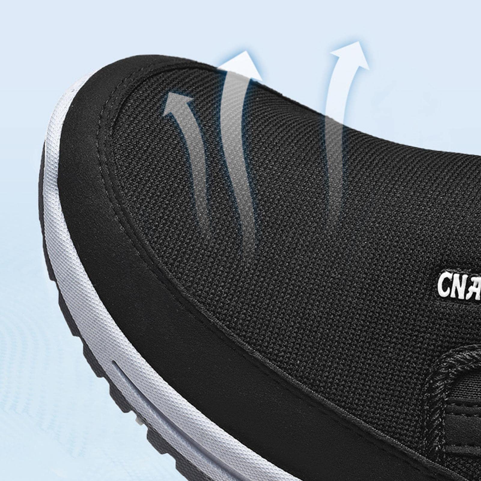 Chaussures orthopédiques pour homme – Chaussures à enfiler avec soutien de la voûte plantaire, baskets de randonnée en plein air pour homme, chaussures orthopédiques respirantes pour hommes