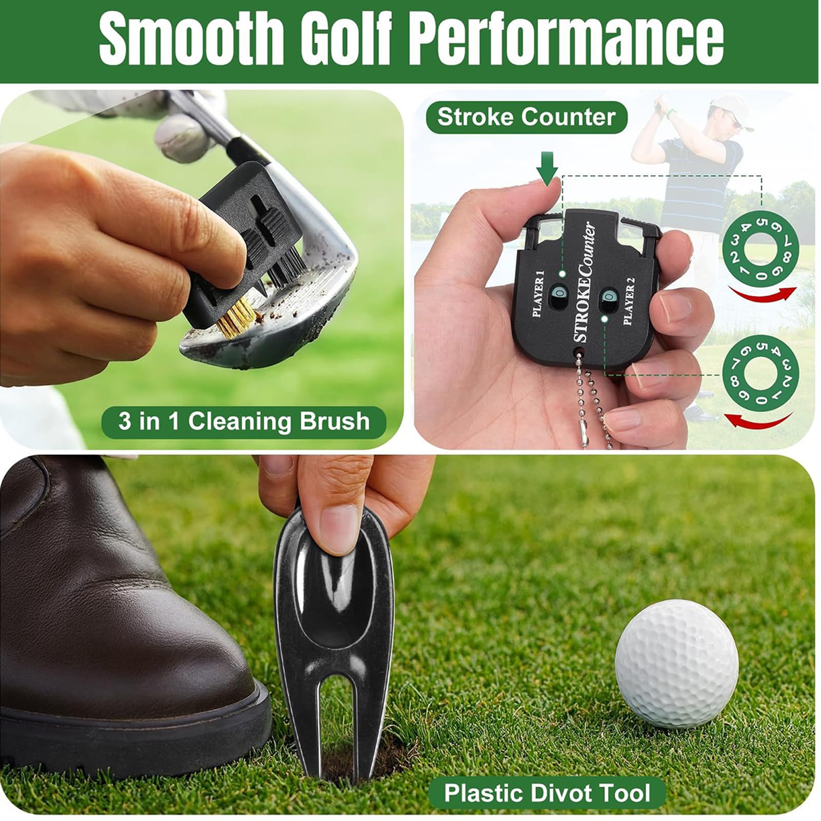 Golf Weihnachts Adventskalender 24 Sport Dekorationen