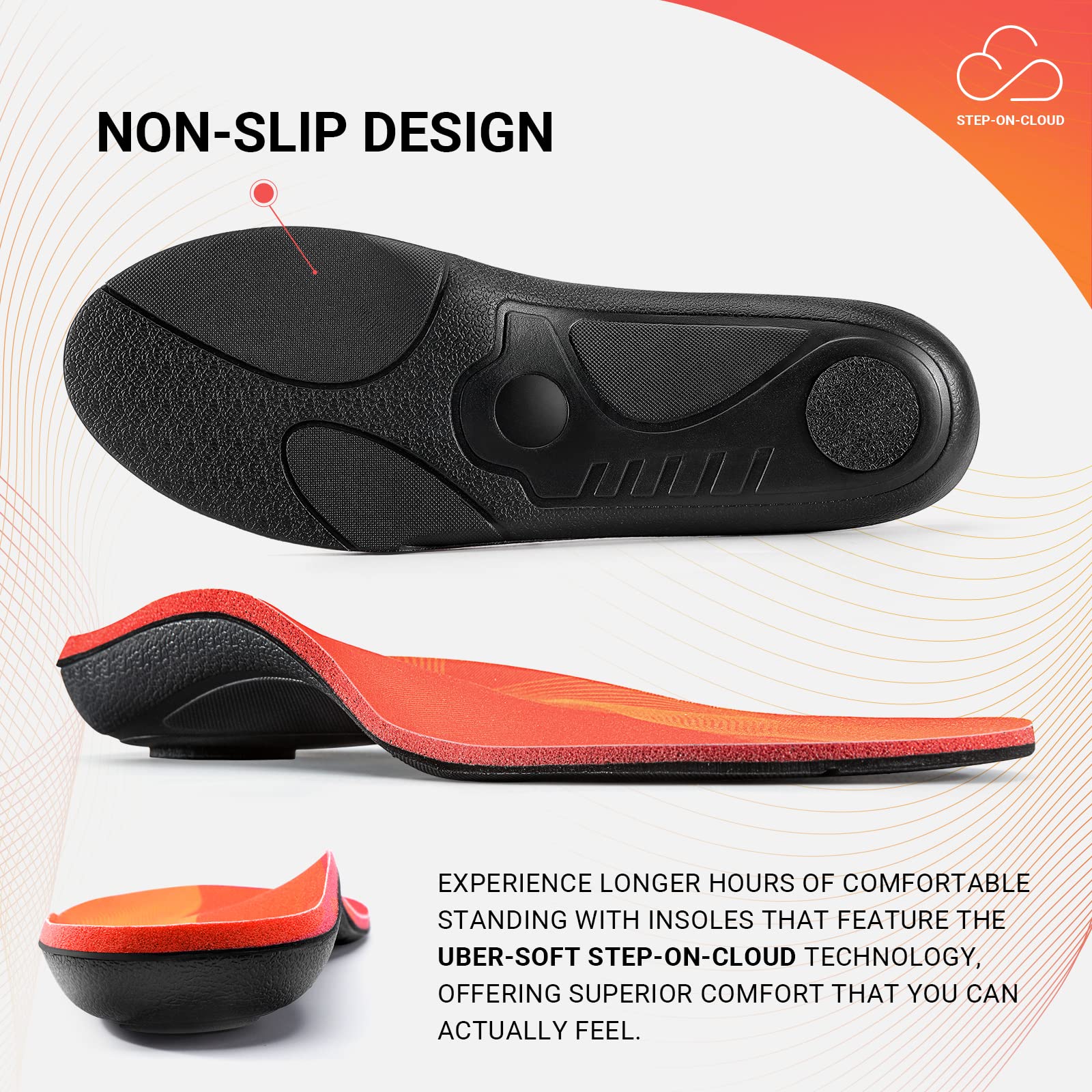 PCSsole Solette Plantari Ortopedici Supporto per Arco plantare,Solette Scarpe per Piede Piatto, Fascite Plantare, per Uomo e Donna