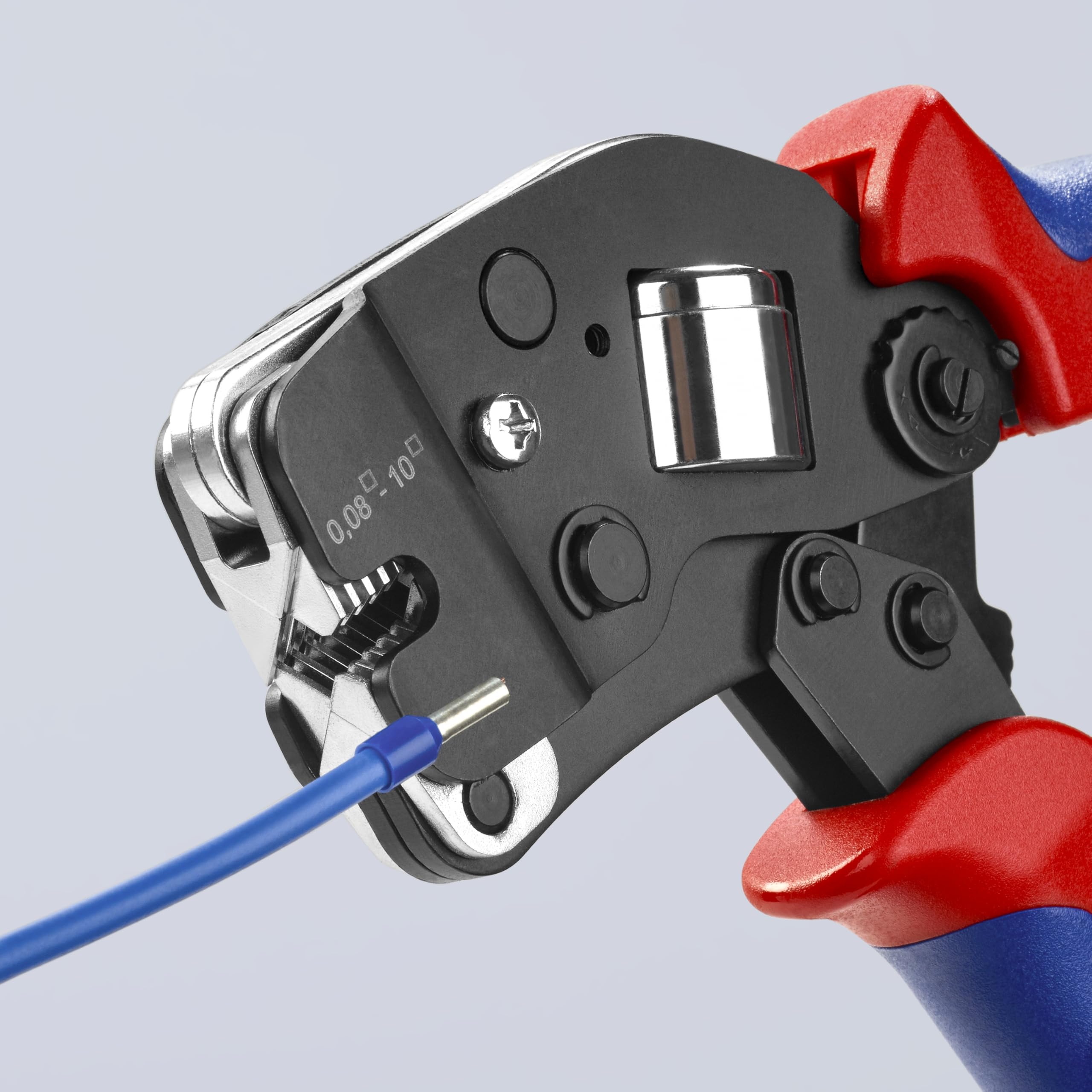 KNIPEX Alicates de crimpado autoajustables para virolas de alambre