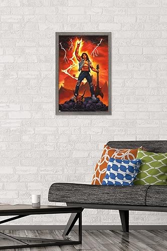 Vista 30 de Trends International Netflix Stranger Things: Season 4 - Póster de Rock On Wall de 22.375 x 34 pulgadas, versión premium sin marco