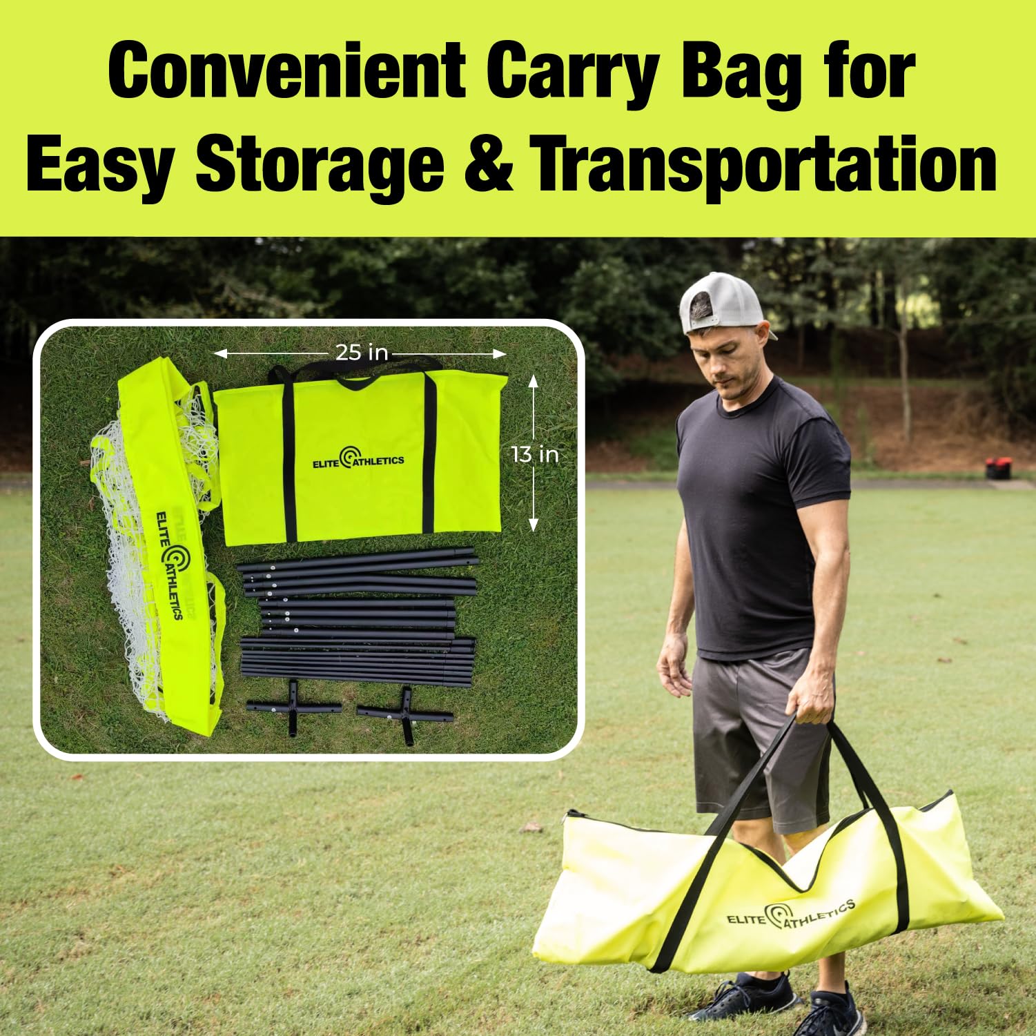 Filet D'entraînement Baseball/softball 7x7 Ou 5x5 – Sac De Transport Inclus – Rouge Et Noir