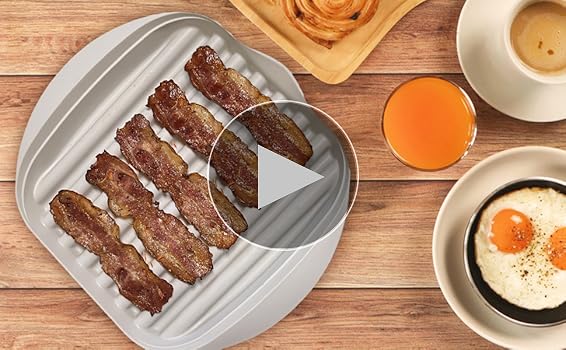 Microwave Bacon And Egg Cooker Bacon Baking Tray Bacon Baking Utensils Microwave Oven Baking Dish