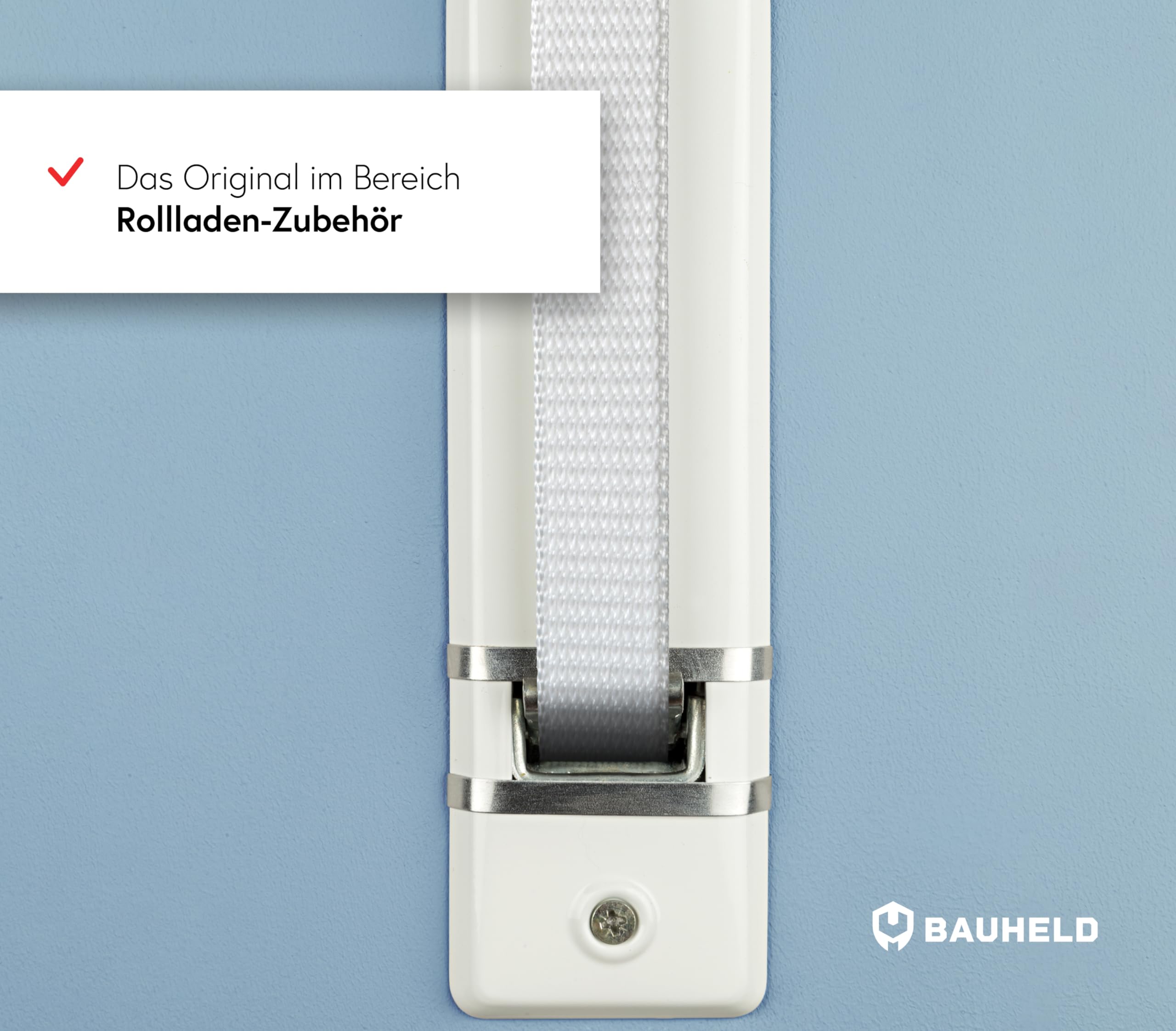 BAUHELD® Cinghia per tapparelle, 50 m, 14 mm, 18 mm, 20 mm, 23 mm, prodotta in Germania, adatta per tapparelle su porte e finestre, beige, marrone