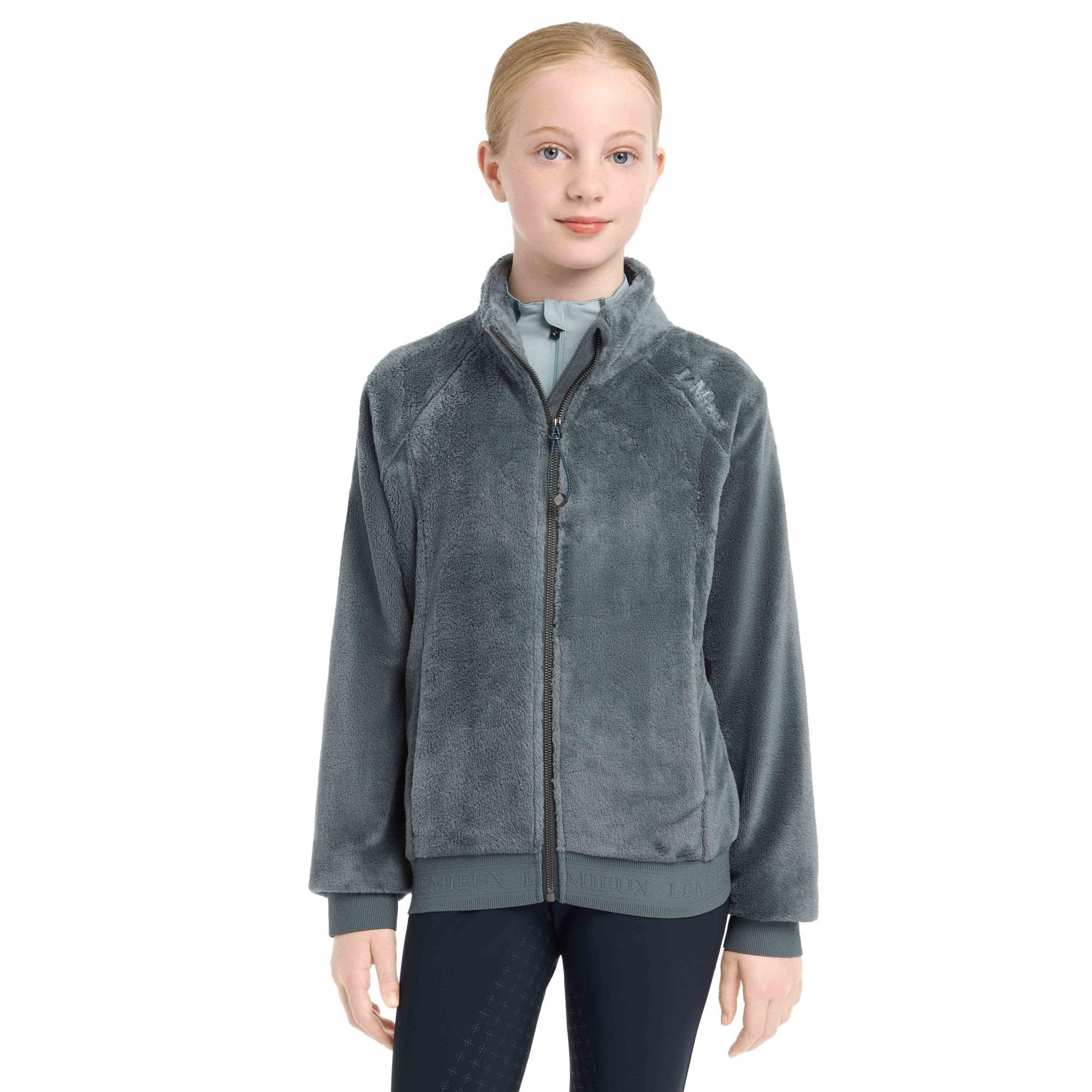 LeMieux Young Rider Libby Fleece Jacket - Petrol 9-10 Years
