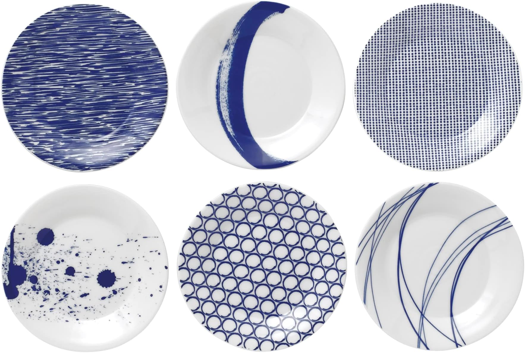 Pacific Blue Collection Tapas Plate Set