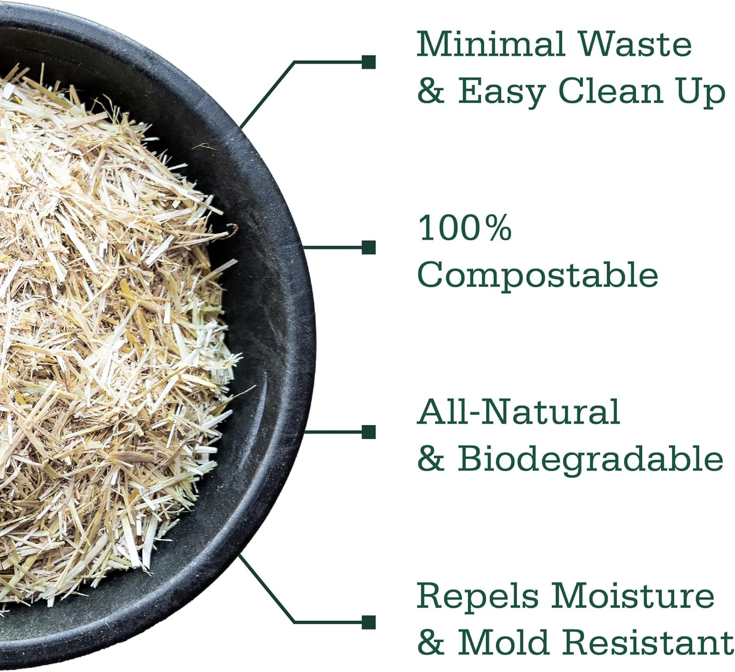 Standlee Hay Company Wheat or Barley Chopped Straw for Animal Bedding