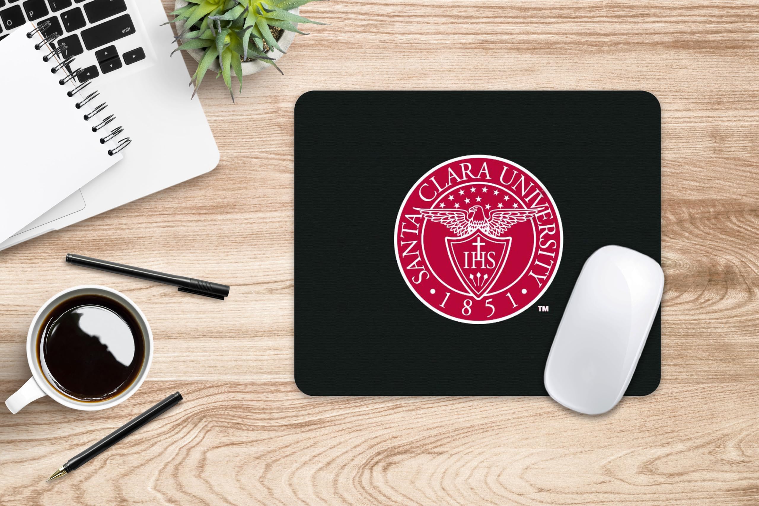 Mouse Pad, Fabric, Santa Clara University Standard/Spirit
