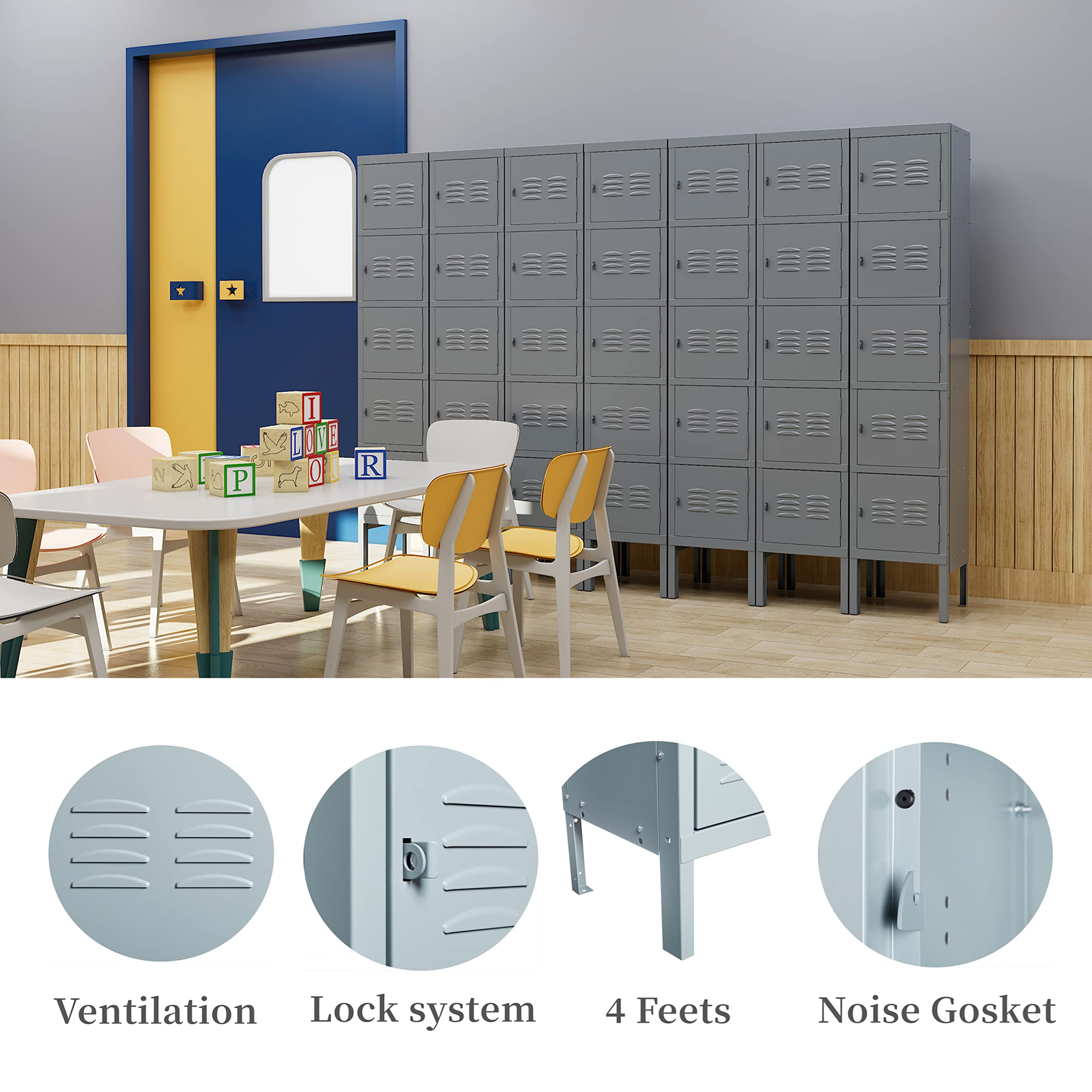 Lockers For Storage METAN Metal Storage Locker For School Office Gym ...