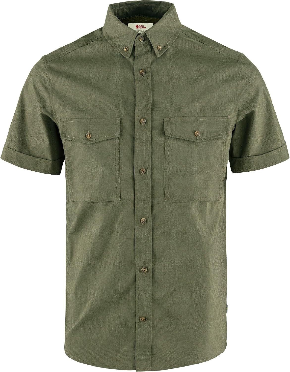 Fjallraven Ovik Air Stretch SS Shirt M, Laurel Green
