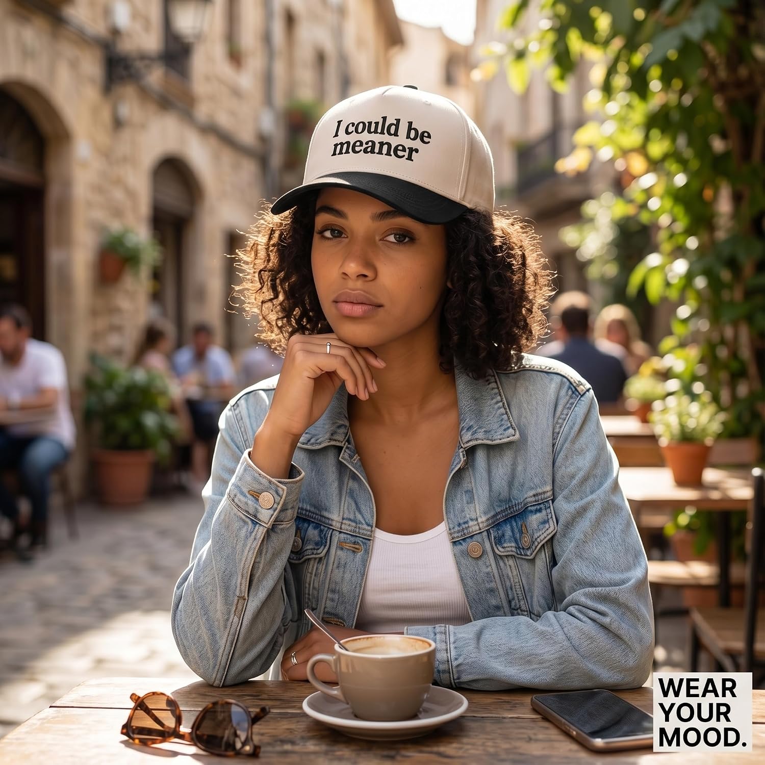 Funny Trucker Hat for Women - I'm Nicer When I'm Tan Embroidered Baseball Cap - Adjustable Summer Sun Hat for Beach image 5