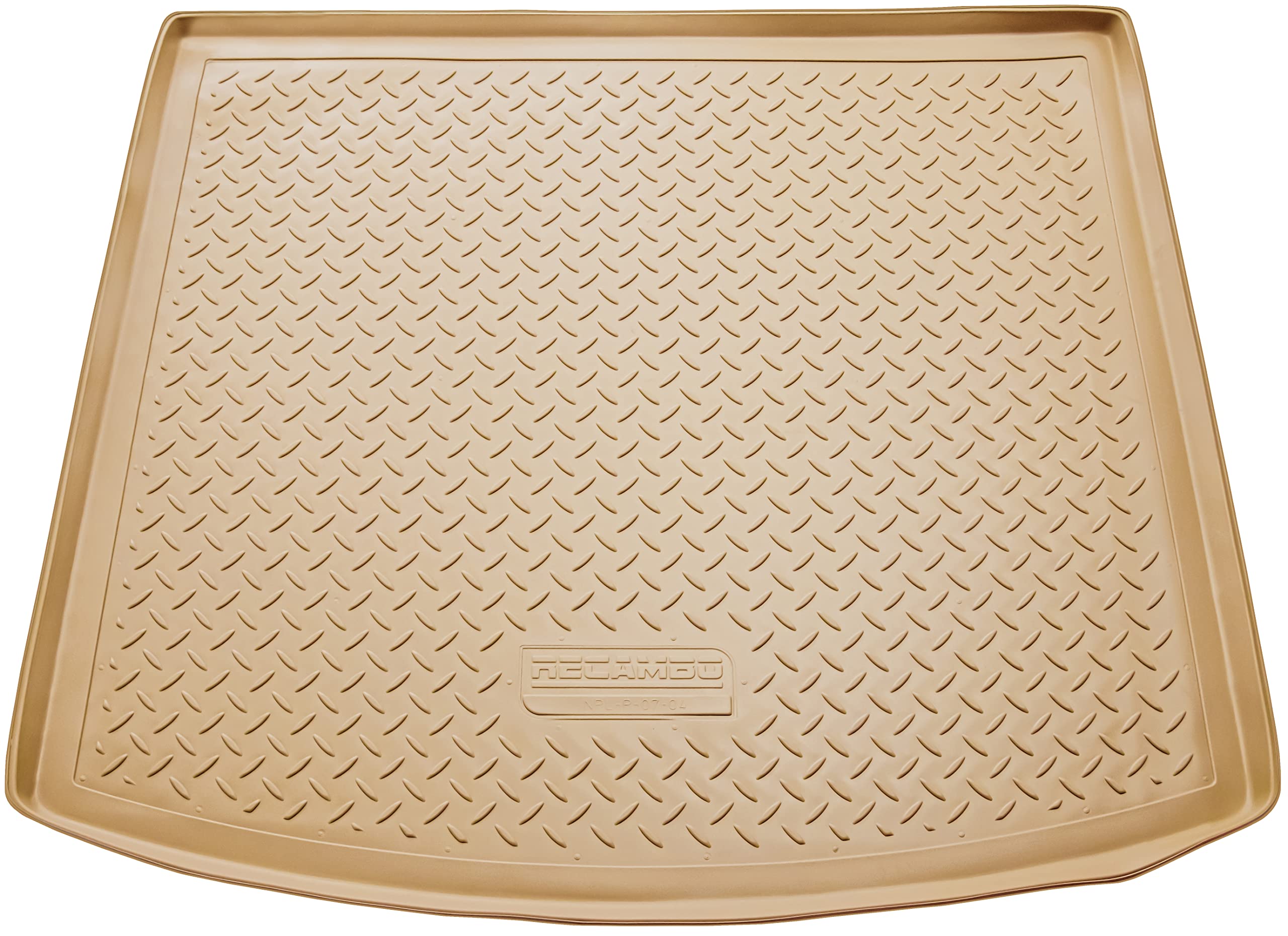 Recambo Vasca Baule In Gomma Per BMW Serie 5 E61 Touring (2004-2010) | Su Misura Con Bordo | Beige