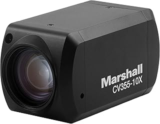 Marshall Electronics CV355-10X Compact 2.1MP HD 10x Optical Zoom Camera with HDMI & 3GSDI