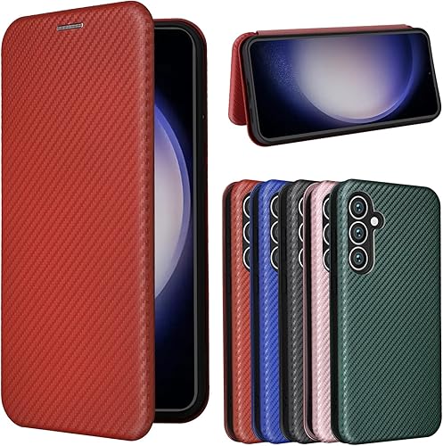 Miniatura 2 de MZCHENYI Phone case for Xiaomi Poco X3 Pro flip Wallet case, Holder - TPU, Built-in Plush Shockproof and Durable, Carbon Fiber Design flip