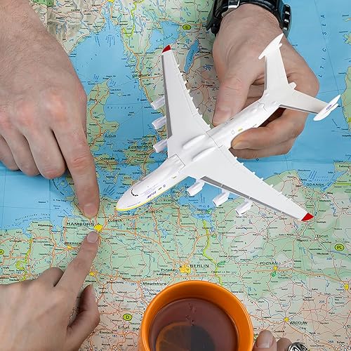 Miniatura 5 de 1:400 Escala AN225 Modelos de avión Modelo de avión fundido a troquel de aleación