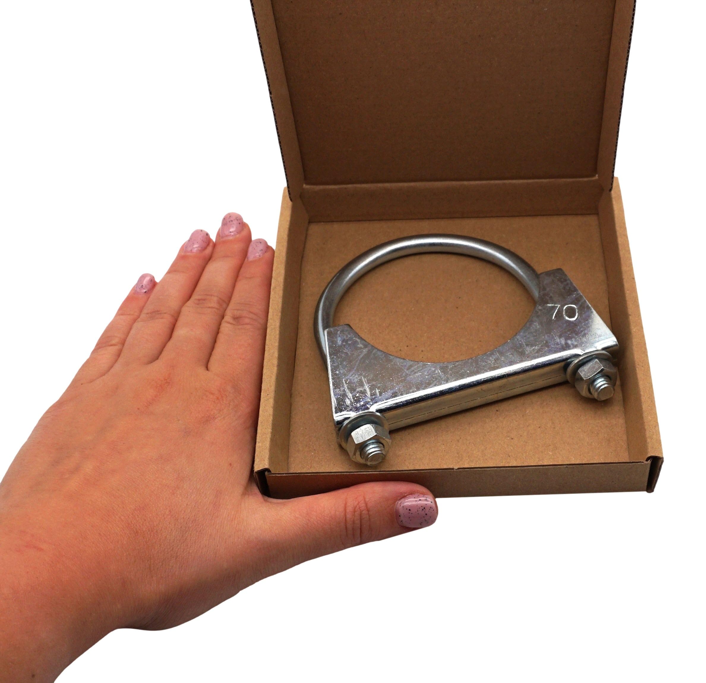 Morsetti Per Tubi In 2 Parti - Diametro 47-52mm, Con Rivestimento In Gomma E Attacco M8 - Foto 13