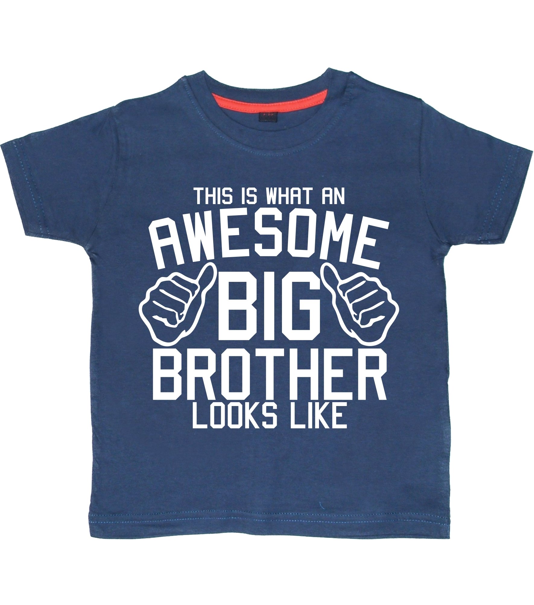 Edward Sinclair 2-3 Years Navy t-Shirt 'This is What an Awesome Big Brother Looks Like'
