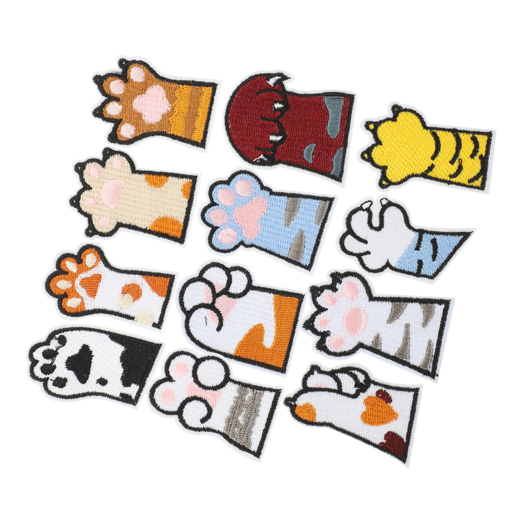 60pezzi Patches Decorativi Per Abbigliamento Toppe Termoadesive Per Borse Riparazioni e Decorazioni