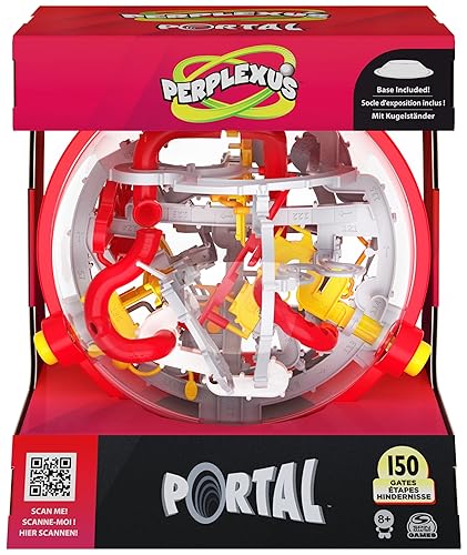 Spin Master Games Perplexus Portal, 3D-Kugellabyrinth mit 150 Hindernissen -