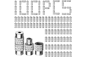 100 Sets Brass Screw Twist Clasps Barrel Clasps Barrel Clasps for Jewelry...