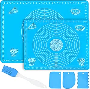 Set 2 Tappetini Silicone Per Forno - Antiaderenti, Riutilizzabili E Resistenti Al Calore (-40&deg;~230&deg;)