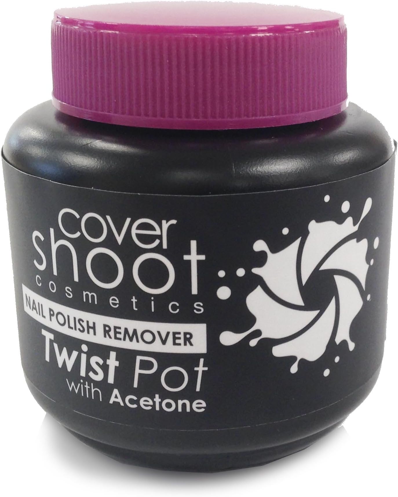 Covershoot Cosmetics Twist Pot Acetone Nail Polish Varnish Remover by Covershoot