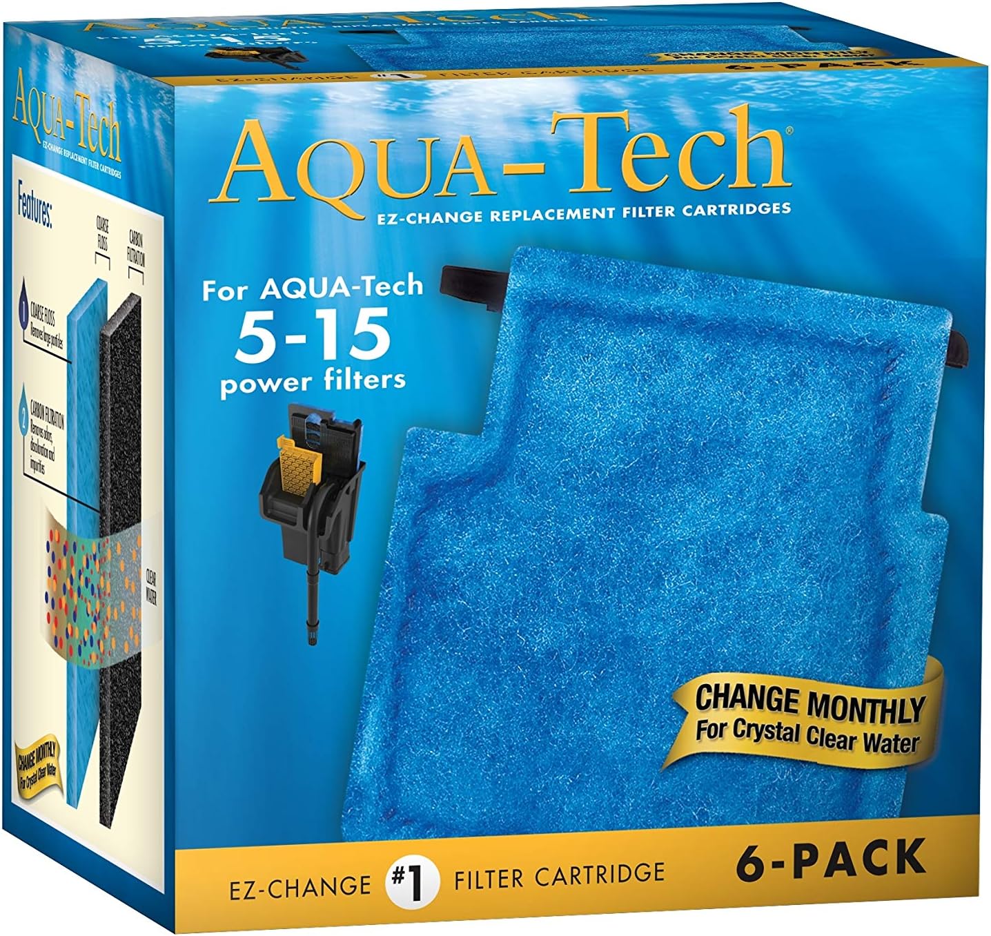 EZ-Change #1 Filter Cartridge for 5-15 Filters, 6 pack