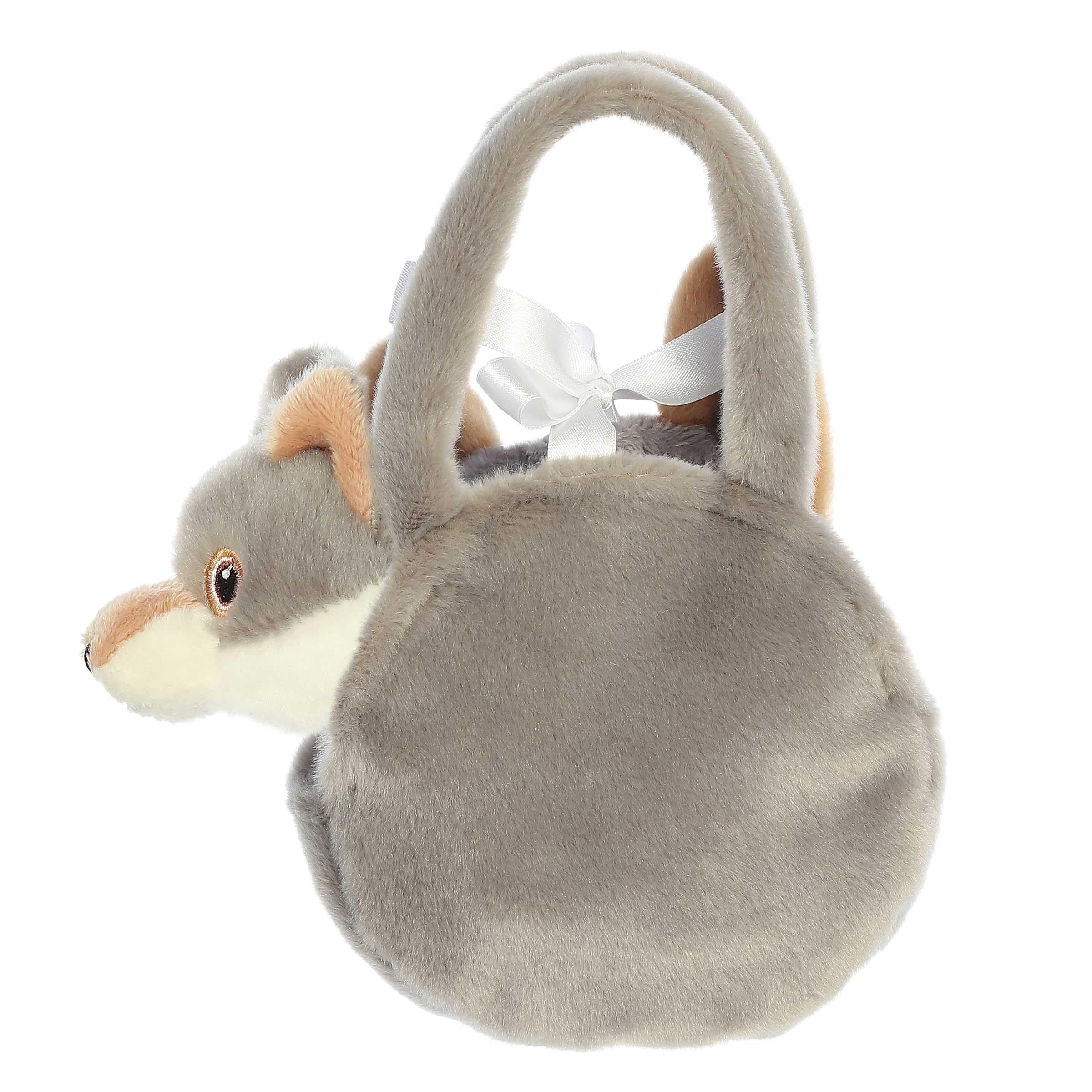 Aurora® Eco-Friendly Eco Nation™ Lupo di peluche - Coscienza ambientale - Materiali riciclati - Grigio 15,2 cm