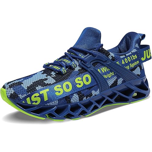 Mens Running Shoes Walking Non Slip Blade Type Sneakers