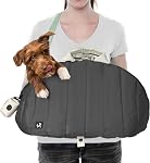Sytopia Dog Carrier for Medium Dogs, Travel Purse for Dogs Up to 15 Lbs with Poop Bag Holder, Dog Collar Clip, Double-Sided Pad, Adjustable Leash, Waterproof Washable Bag, Cream Beige