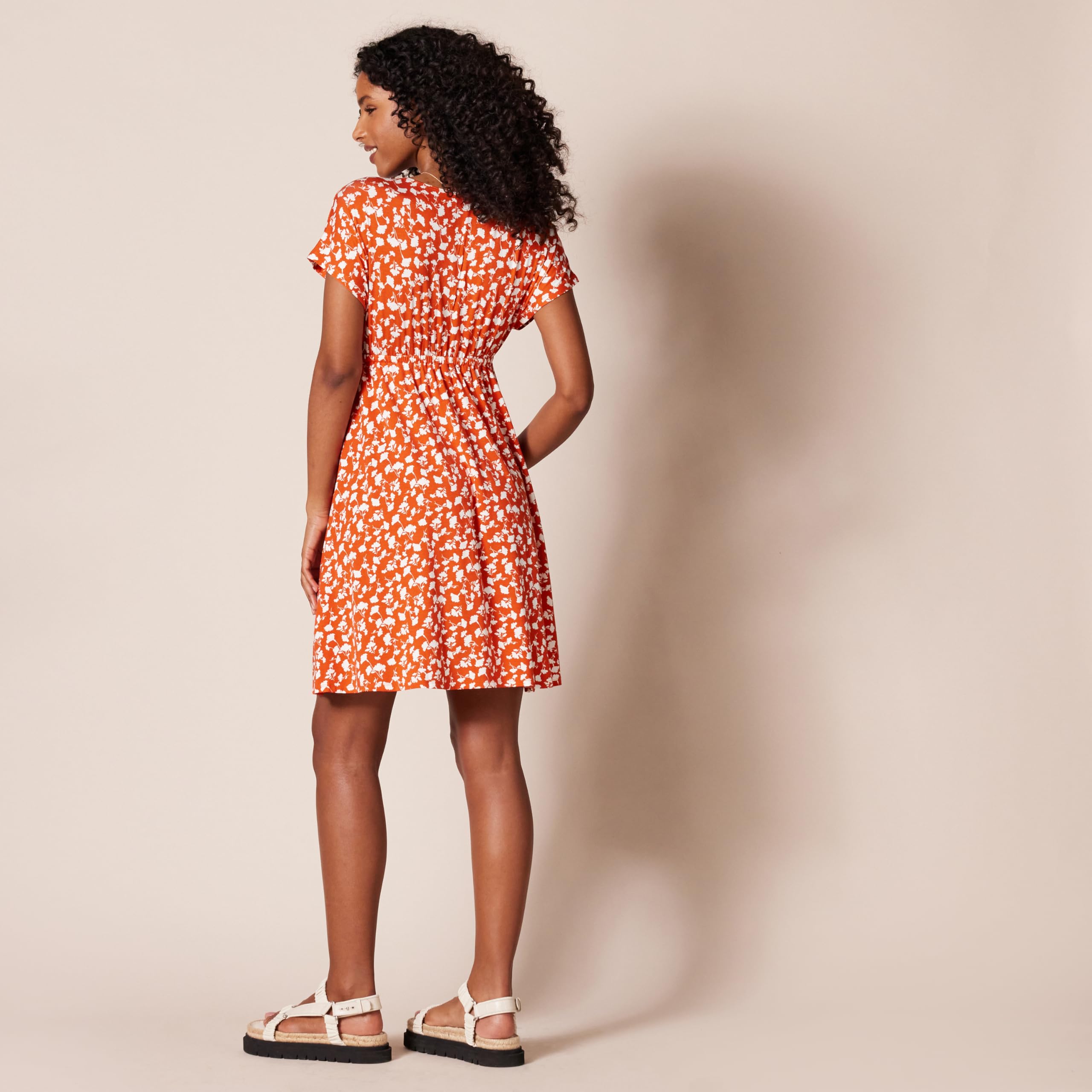 Amazon Essentials Mujer Vestido Cruzado (Disponible en Tallas Grandes)