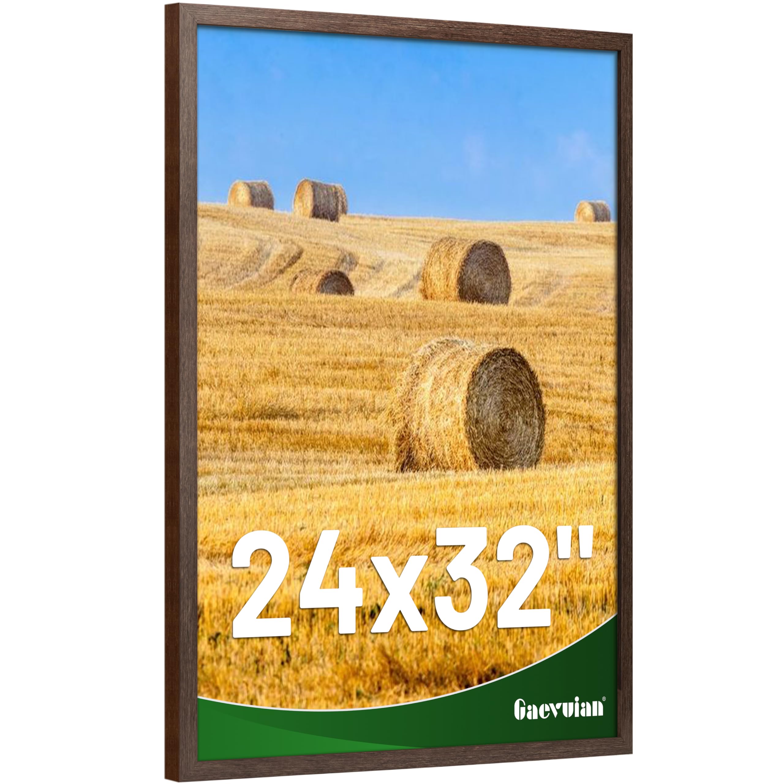 Gaevuian 24x32 Distressed Walnut Poster Frame