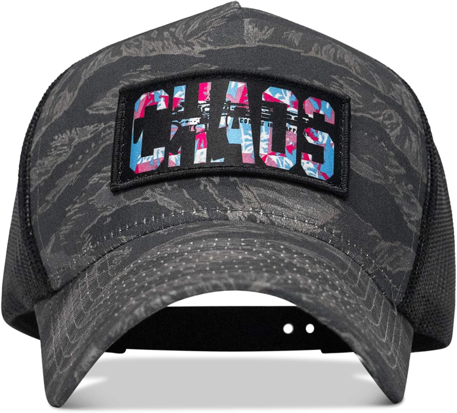 Combat Iron 5 Panel Breacher Snapback Hat | Mid Profile Trucker Cap with Mesh Back, Moisture-Wicking Sweatband