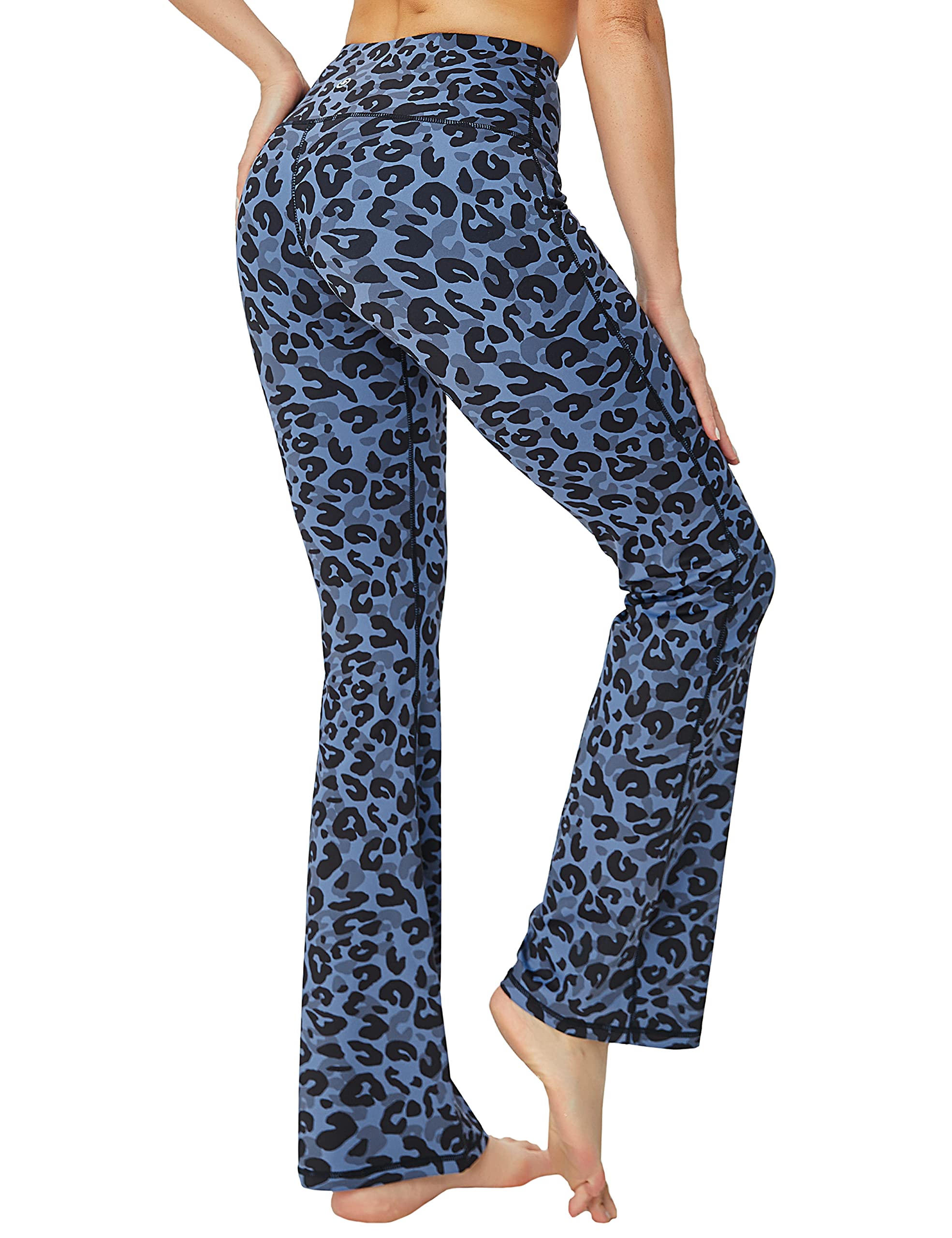 BUBBLELIME 29"/31"/33"/35"/37" 3 Styles Women's High Waist Bootcut Yoga Pants Basic/Side Pockets Tummy Control Workout Flared