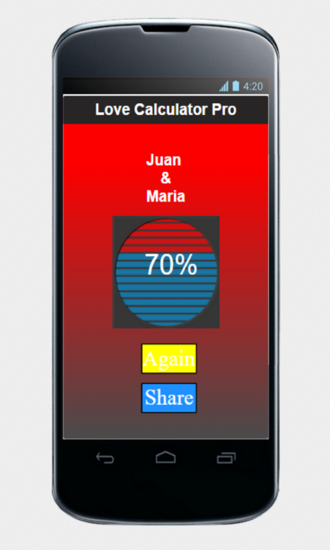 Love calculator Pro (free) - App on Amazon Appstore