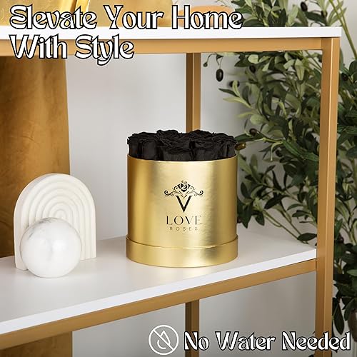 Miniatura 4 de VLove Rosas preservadas para siempre en una caja, rosas eternas reales que duran más de un año, flores preservadas naturalmente, regalos perfectos