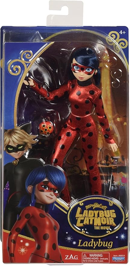BANDAI Miraculous Ladybug & Cat Noir The Movie Fashion Doll | 26cm Marinette Ladybug Doll with Yoyo Accessory | Miraculous Dolls from The Movie Make Great Toys for Girls and Boys