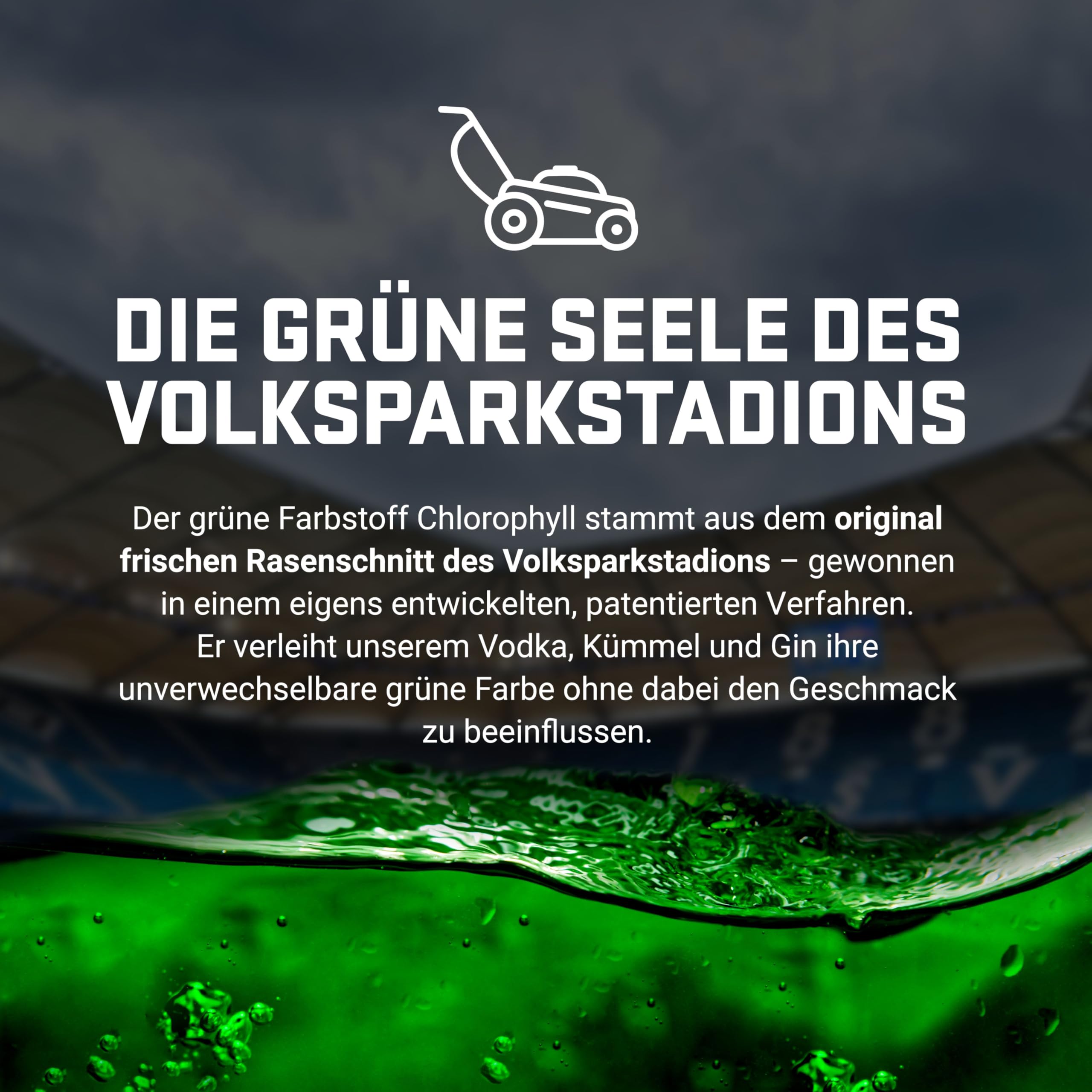 HERZRASEN HSV Geschenk Trilogie Set 3x 100 ml Gin Vodka Kümmel Hamburger Alkohol Geschenkset mit echtem Volksparkstadion Rasen - Premium Geschenke Box