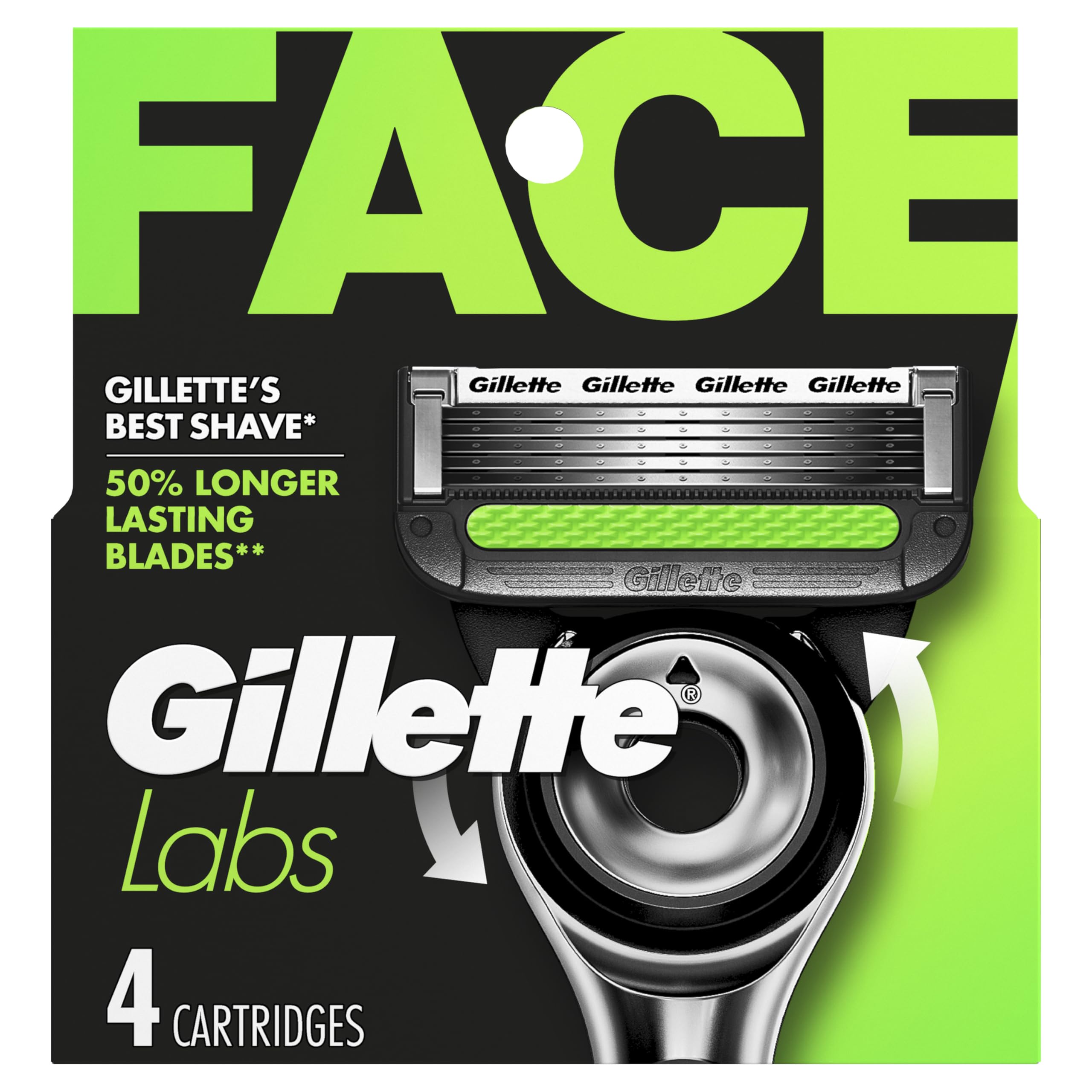 Amazon.com: Gillette Labs Razor Blade Shaving Refills for Men, 4