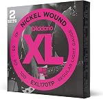 D'Addario EXL165 Nickel Wound Bass Guitar Strings - Custom Light 45-105, Long Scale