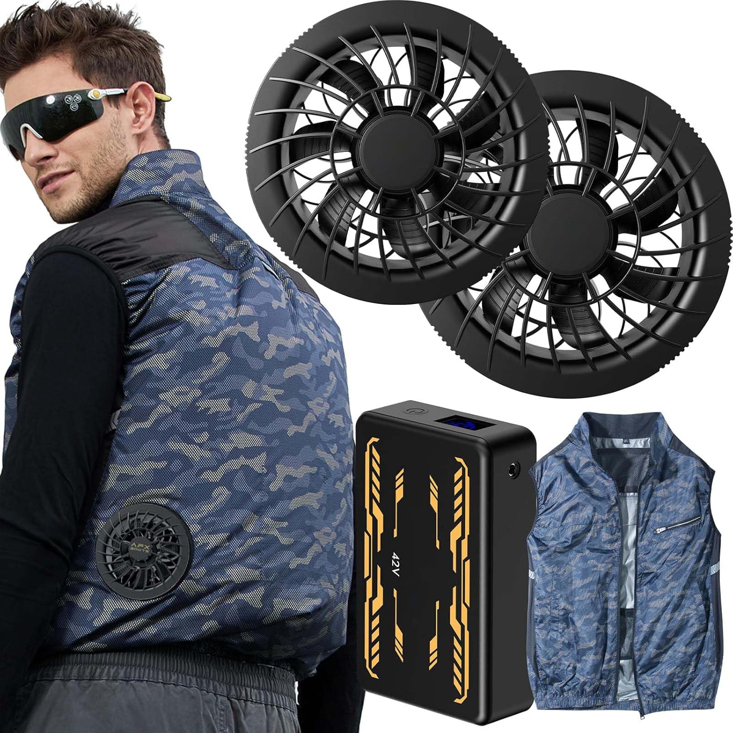 バートル2024空調服 山善ダイレクトクールプレミアム フルセット