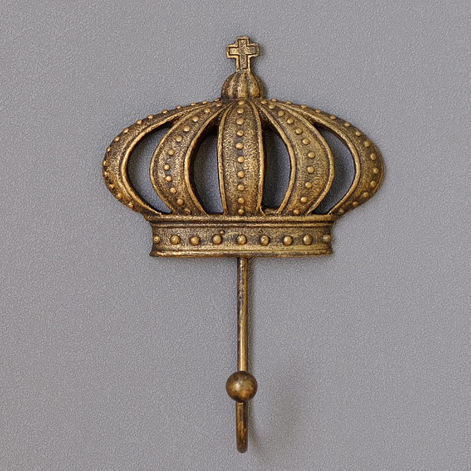 Coat Rack/American French Retro Crown Decoration Hook/Creative Wall Coat Hook/Hall Entrance Decoration Hook (Color : A) (C)