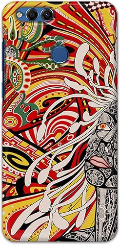 Warrior of Chinese Myth White Printed Designer Case for Huawei Honor 7X BND-L21, BND-L22, BND-L24 Mate SE, BND-AL10, BND-TL10 Back Cover