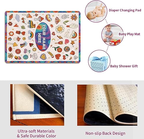 Miniatura 9 de Duckbe Alfombra personalizada de bebé, alfombra de juego ABC, alfombra de gateo personalizada, decoración de dormitorio, alfombra de área de suelo,