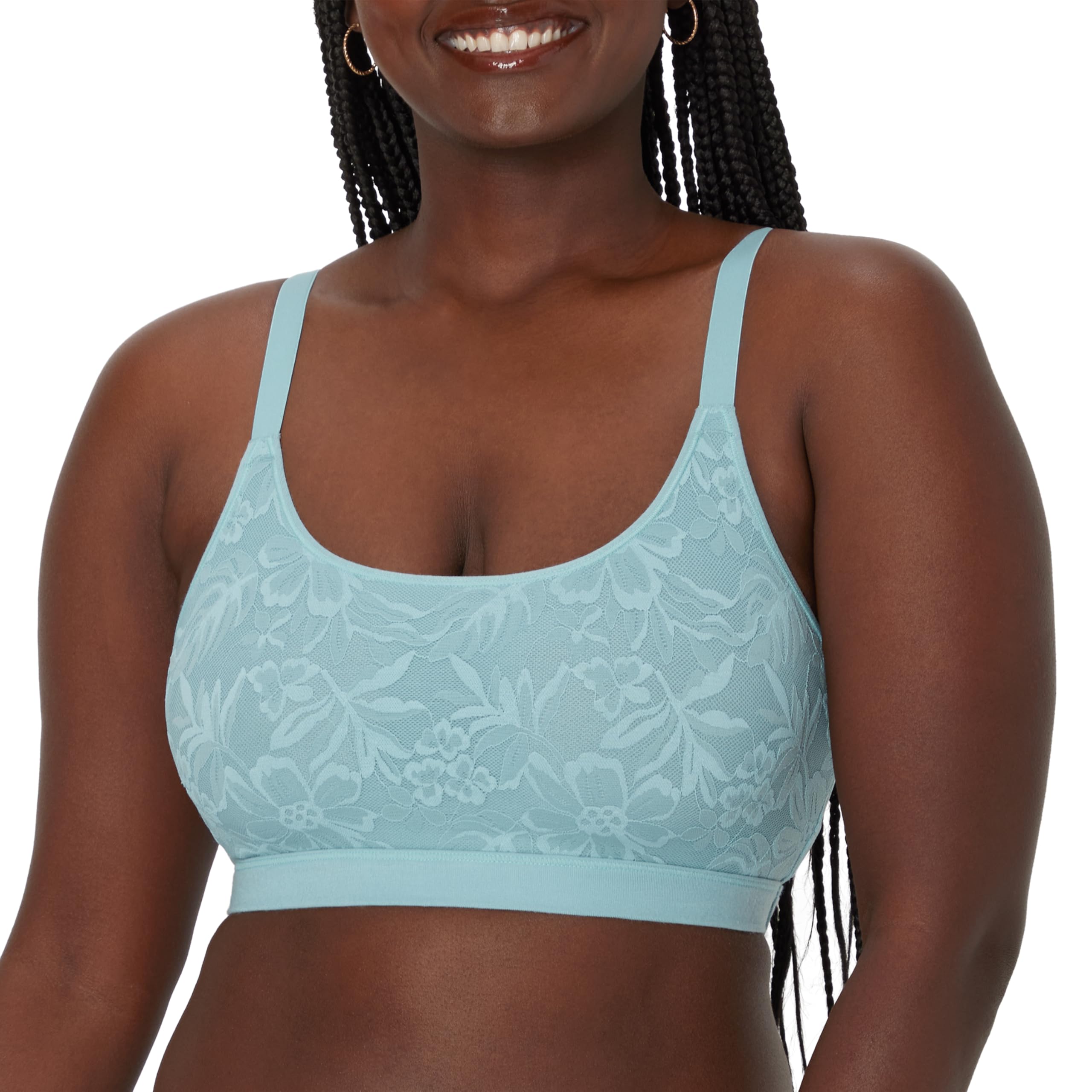 Bali Womens Bralette, Cotton Modal Wireless Bras for Women