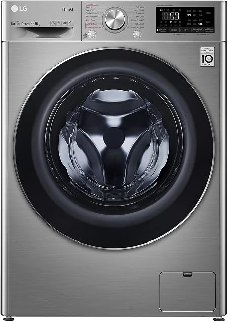 LG FWV796STSE Freestanding Washer Dryer 9KG 1400RPM Graphite