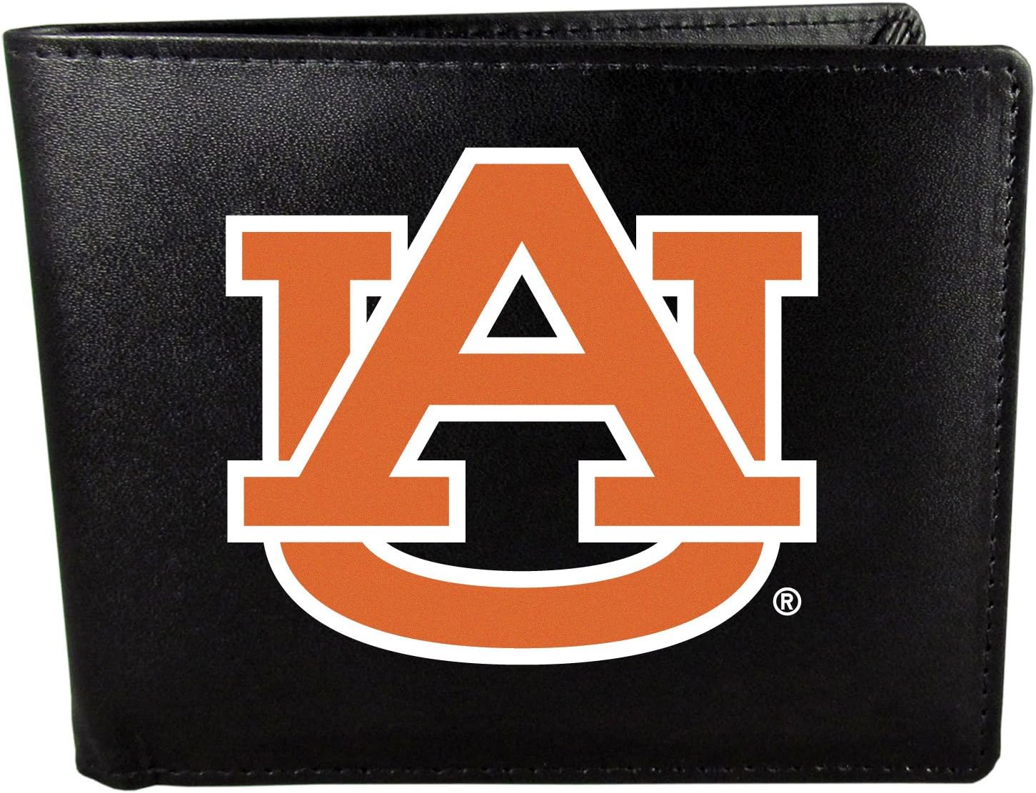 Siskiyou Sports NCAA Leather Bi-fold Wallet & Black Money Clip, Black, One Size