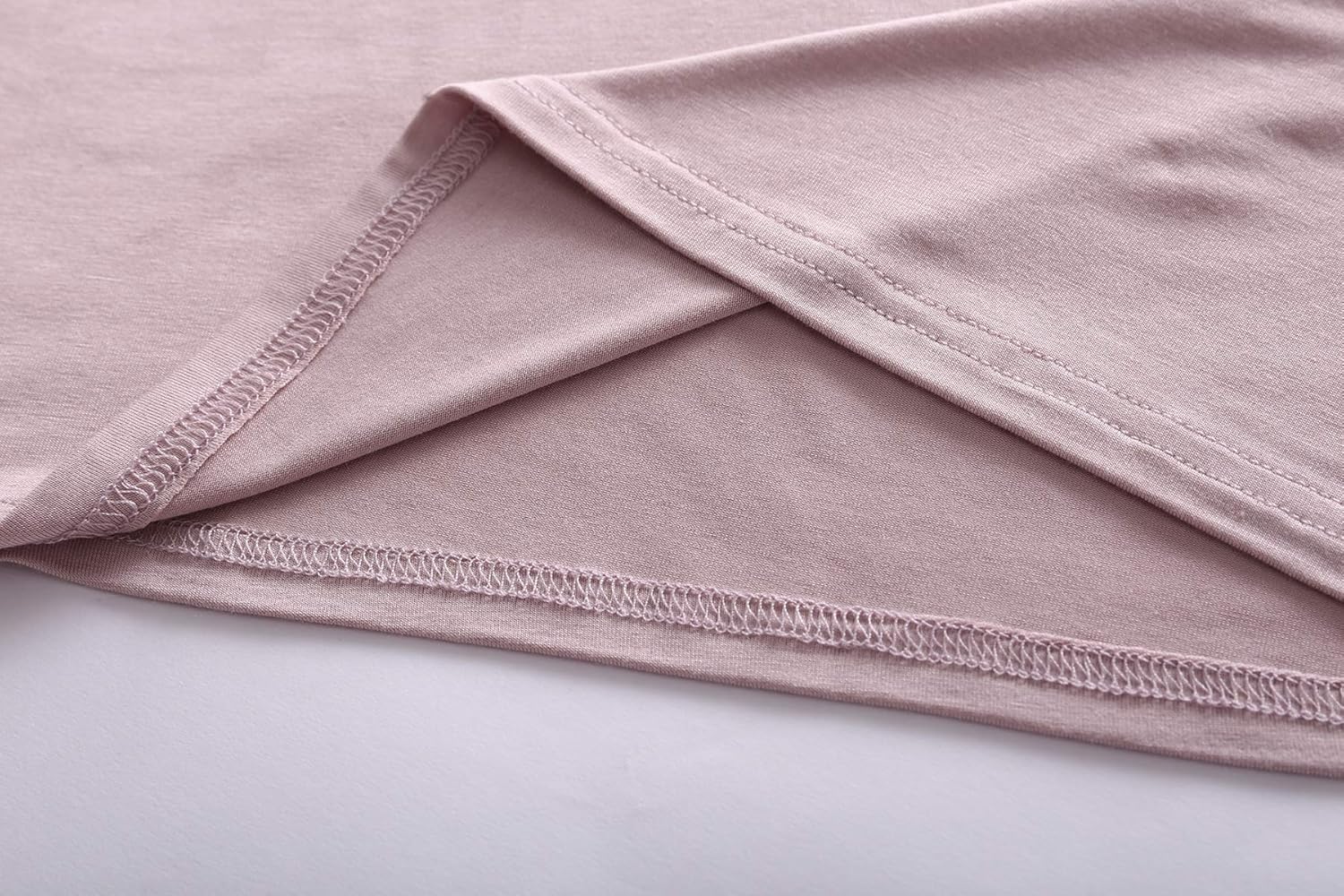 OThread & Co. Women's Long Sleeve T-Shirt V-Neck Basic Layer Stretchy Shirts - Image 6