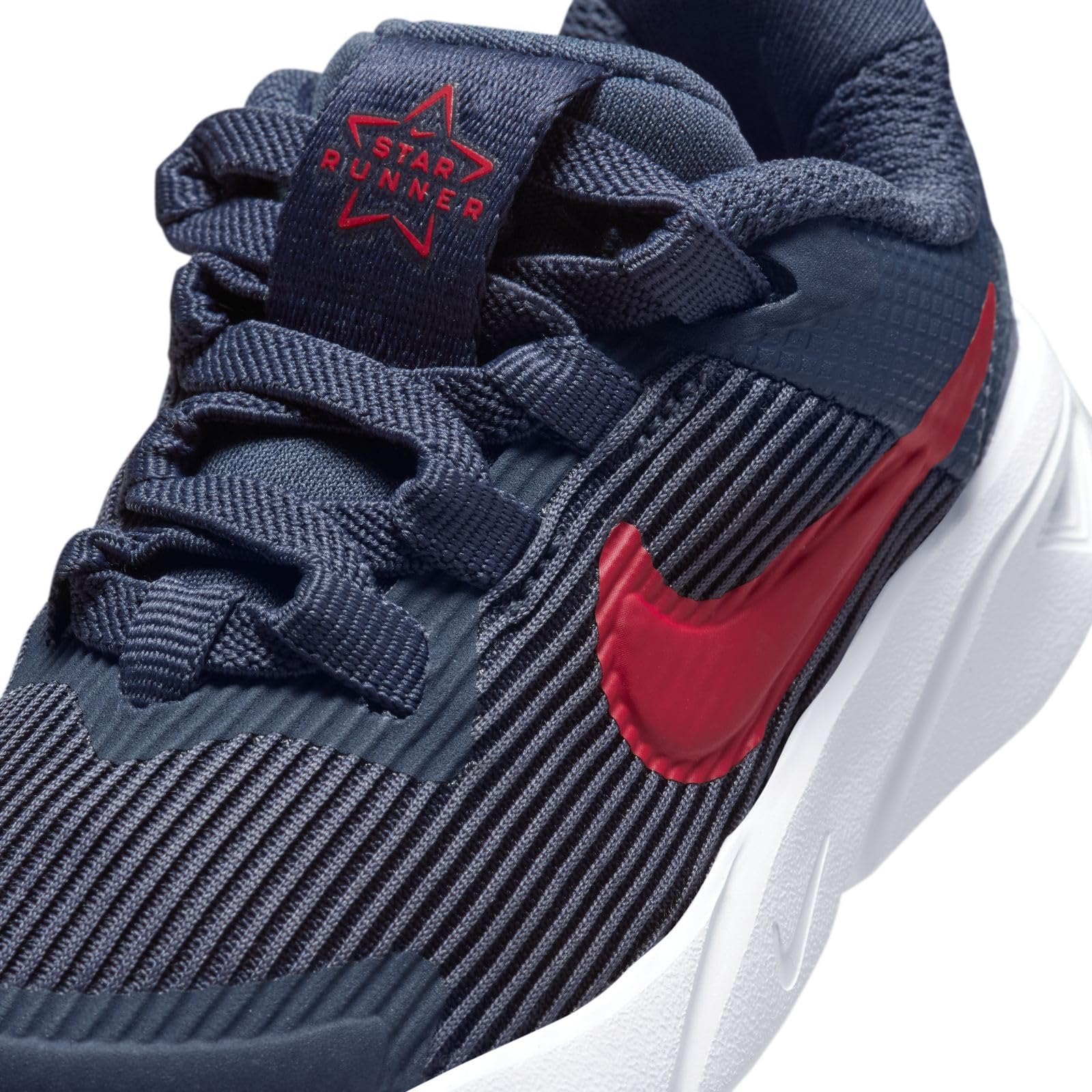Nike Shoes Nike Star Runner 4 Zapatillas - Bebé E Infantil, Thunder Blue/Gym Red-Black-White, DX7616-406, 26 EU (9C US)